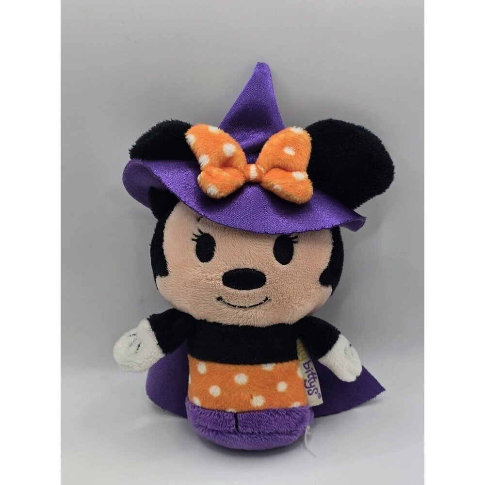 Hallmark Itty Bittys Halloween Witch Disney Minnie Mouse Stuffed Animal Toy
